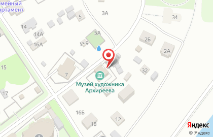 Музей художника Г. Архиреева на карте