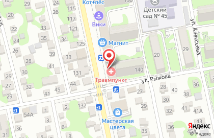 Многопрофильный медицинский центр Медичи на улице Дзержинского на карте