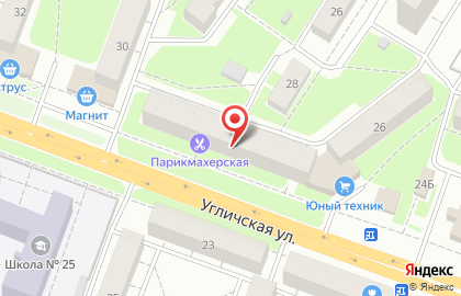 Салон Парикмахерская в Ленинском районе на карте