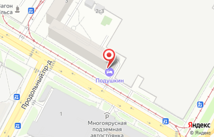 Отель Подушкин на метро ВДНХ на карте