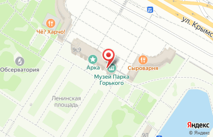 Центральный Парк Культуры и Отдыха им. М. Горького на карте