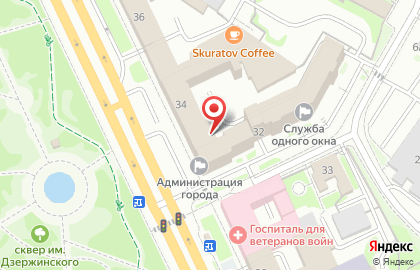 Управление административной практики и муниципального контроля Администрации г. Омска на карте