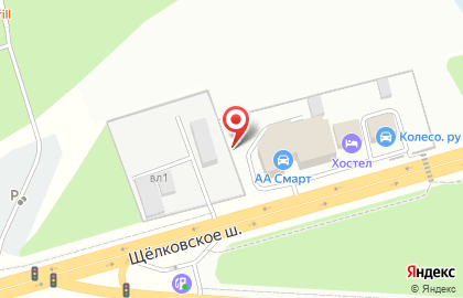 Компания по авторазбору Разбор.рф на Щёлковском шоссе на карте