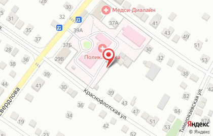 Краснослободская городская поликлиника на карте