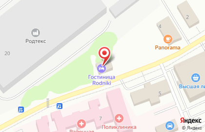 Комбинат Основа в Родниках на карте