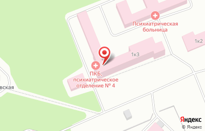 Свердловская областная клиническая психиатрическая больница на карте