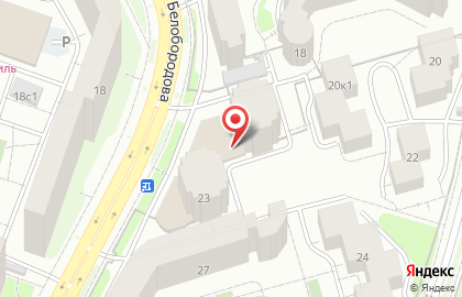 Школа №1544 с дошкольным отделением на улице Генерала Белобородова на карте