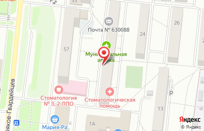 Комплексный центр социального обслуживания населения Кировского района в Кировском районе на карте