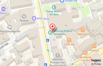 Московский театр Ленком на карте