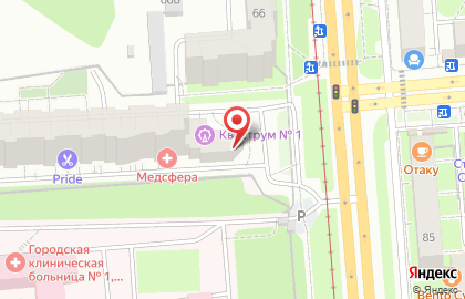 Отель в Перми на карте