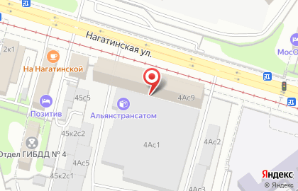 Альтаир на Нагатинской улице на карте