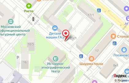 Киоск печатной продукции АРП Тверская 13 в Бабушкинском районе на карте
