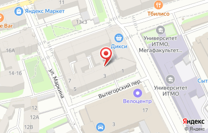 Центр социальной помощи Доверие в Петроградском районе на карте