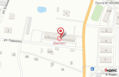 Стоматология Дантист на улице Горького на карте