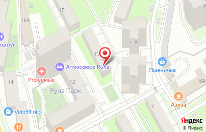 Автопарк в Перми на карте