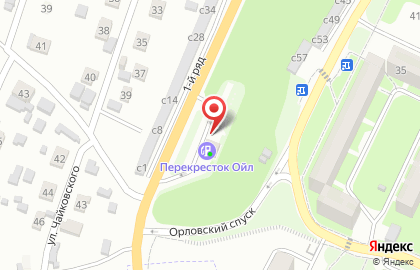 Перекресток Ойл в Осинниках на карте