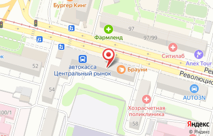 Международная сеть швейных супермаркетов Швейный мир на Революционной улице на карте