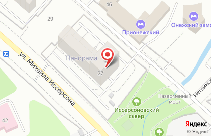 Апартамент Девять ночей в Петрозаводске на карте