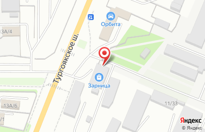 ООО Миасский торгвый дом-Ситно на Тургоякском шоссе на карте