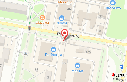 Сеть булочных Каравай СВ на улице М.Горького на карте