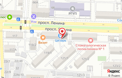 Торговая фирма Союз-М на проспекте Ленина на карте