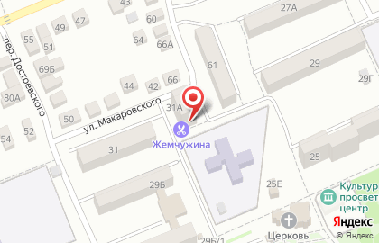 Участковая избирательная комиссия №13 на улице Макаровского на карте