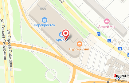 Ювелирный салон Аквамарин на улице Героев Сибиряков на карте