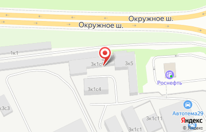 Оптовая фирма на Окружном шоссе на карте