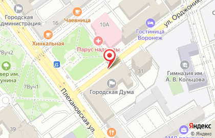Дон на Плехановской улице на карте