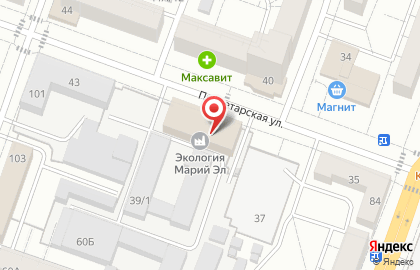 Герон на Пролетарской улице на карте