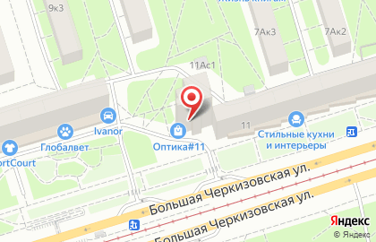 Салон оптики Окулис Константини на Преображенской площади на карте