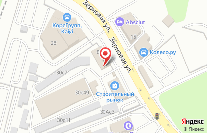 Торгово-монтажная компания VivaArt на Зерновой улице на карте