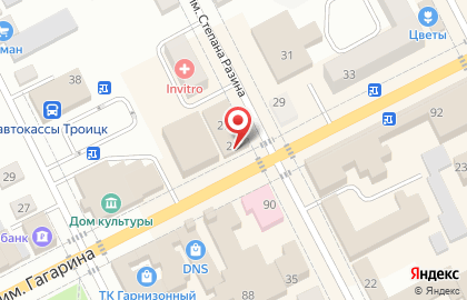 Ювелирный салон Самоцветы в Челябинске на карте
