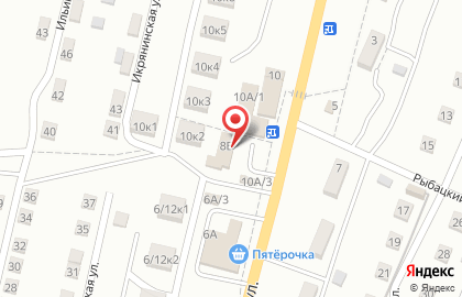 Киоск по продаже хлебобулочных изделий, Трусовский район на Шоссейной улице на карте