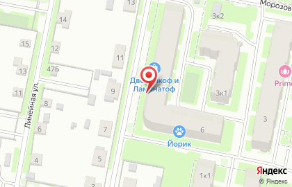 Парикмахерская Маркиза на Морозовской улице на карте