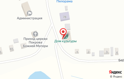 Сельский дом культуры на Весенней улице на карте