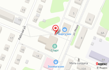 Старт, пос. Подгорный на карте