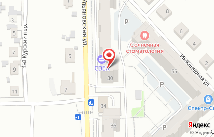 Ясли-сад Капуста на Ульяновской улице на карте