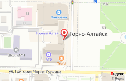 Киоск по продаже фастфудной продукции в Горно-Алтайске на карте