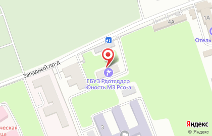 Республиканский детский ортопедо-травматологический санаторий для детей с родителями Юность на карте
