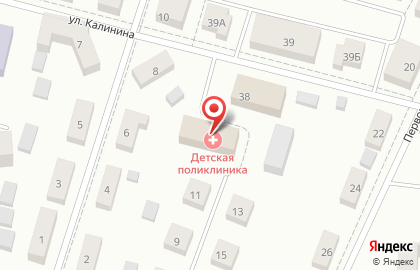 Детская поликлиника Кирово-Чепецкой центральной районной больницы на карте
