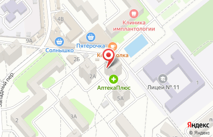 Аптека Пульс на улице Гагарина на карте