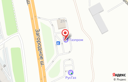 СТО Газпром на Загородном шоссе на карте