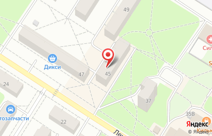 Салон-магазин МарВик на улице Ленинградской на карте
