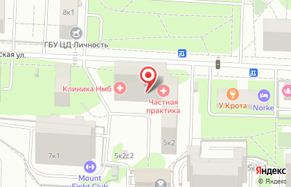 Клиника нервно-мышечных болезней на Болотниковской улице на карте