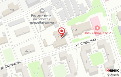 Страховая медицинская компания Ресо-Мед на улице Свердлова на карте