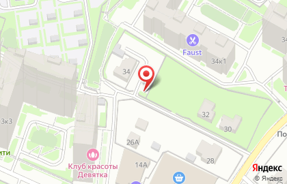 Автостоянка в Санкт-Петербурге на карте