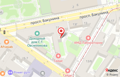 Кураж на площади Александра Невского I на карте