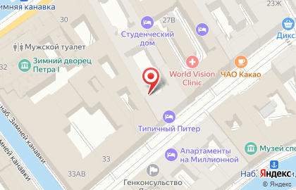 Фортеция Питер на карте