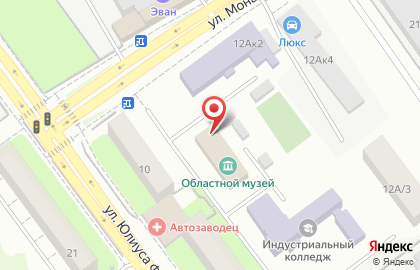 ОАО Банкомат, Балтийский Банк на улице Юлиуса Фучика на карте